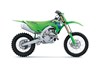 Side angle of a motorcycle staged in a white studio background.