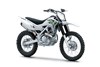 Three-quarter front angle of a silver motorcycle staged in a white studio background.