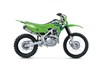 Profile angle of a motorcycle staged in a white studio background.