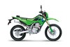 Profile angle of a motorcycle staged in a white studio background.