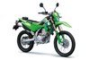 Three-quarter front angle of a motorcycle staged in a white studio background.