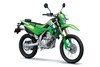 Three-quarter front angle of a motorcycle staged in a white studio background.