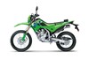 Side angle of a motorcycle staged in a white studio background.