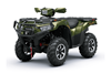 Three-quarter front angle of an ATV staged in a white studio background.