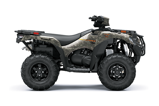 Profile angle of an ATV staged in a white studio background. opens in a new window