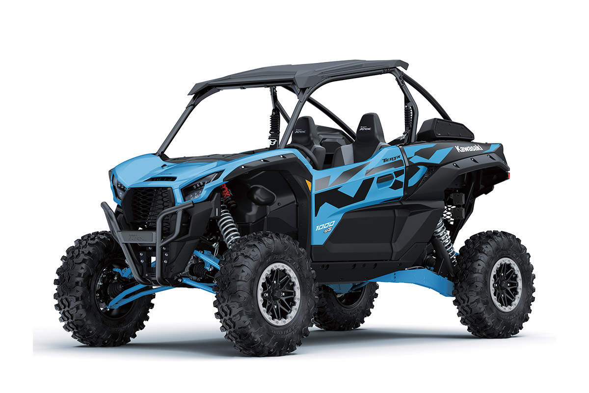 Three-quarter front angle of a side x side staged in a white studio background.