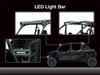 Graphic treatment showing LED light bars on a side x side.
