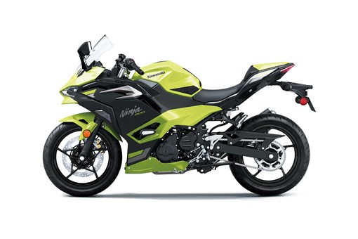 Profile angle of a motorcycle staged in a white studio background. opens in a new window