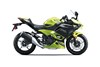 Side angle of a motorcycle staged in a white studio background.