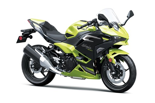 Three-quarter front angle of a motorcycle staged in a white studio background. opens in a new window