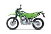 Profile angle of a motorcycle staged in a white studio background.