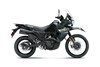 Side angle of a motorcycle staged in a white studio background.