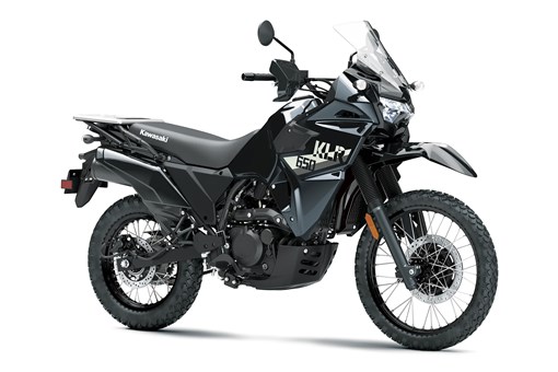 Three-quarter front angle of a motorcycle staged in a white studio background. opens in a new window