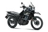 Three-quarter front angle of a motorcycle staged in a white studio background.