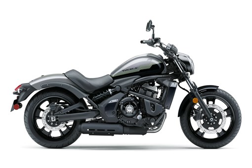 Side angle of a motorcycle staged in a white studio background. opens in a new window