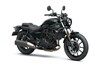 Front three-quarter angle of a motorcycle staged in a white studio background.