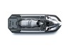 Overhead angle of a personal watercraft staged in a white studio background.