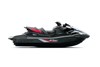 Side angle of a personal watercraft staged in a white studio background.