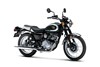 Three-quarter front angle of a motorcycle staged in a white studio background.