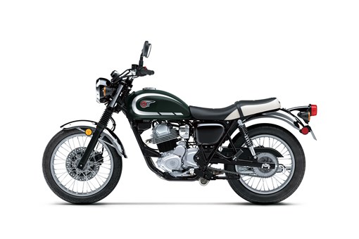 Side angle of a motorcycle staged in a white studio background. opens in a new window