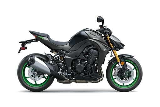 Side profile angle of a motorcycle staged in a white studio background. opens in a new window