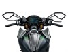 Rider cockpit of a motorcycle.