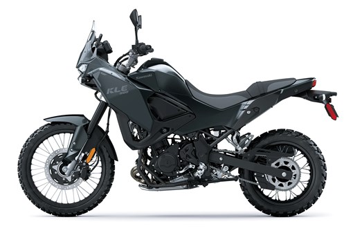Profile angle of a motorcycle staged in a white studio background. opens in a new window