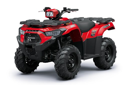 Three-quarter front angle of an ATV staged in a white studio background. opens in a new window