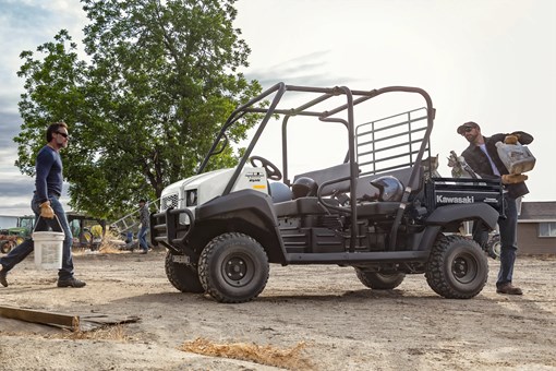 Side angle of a side x side parked off-road. opens in a new window