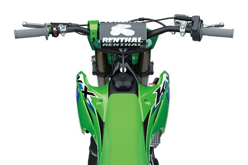 Rider overhead POV on handlebars in studio. opens in a new window