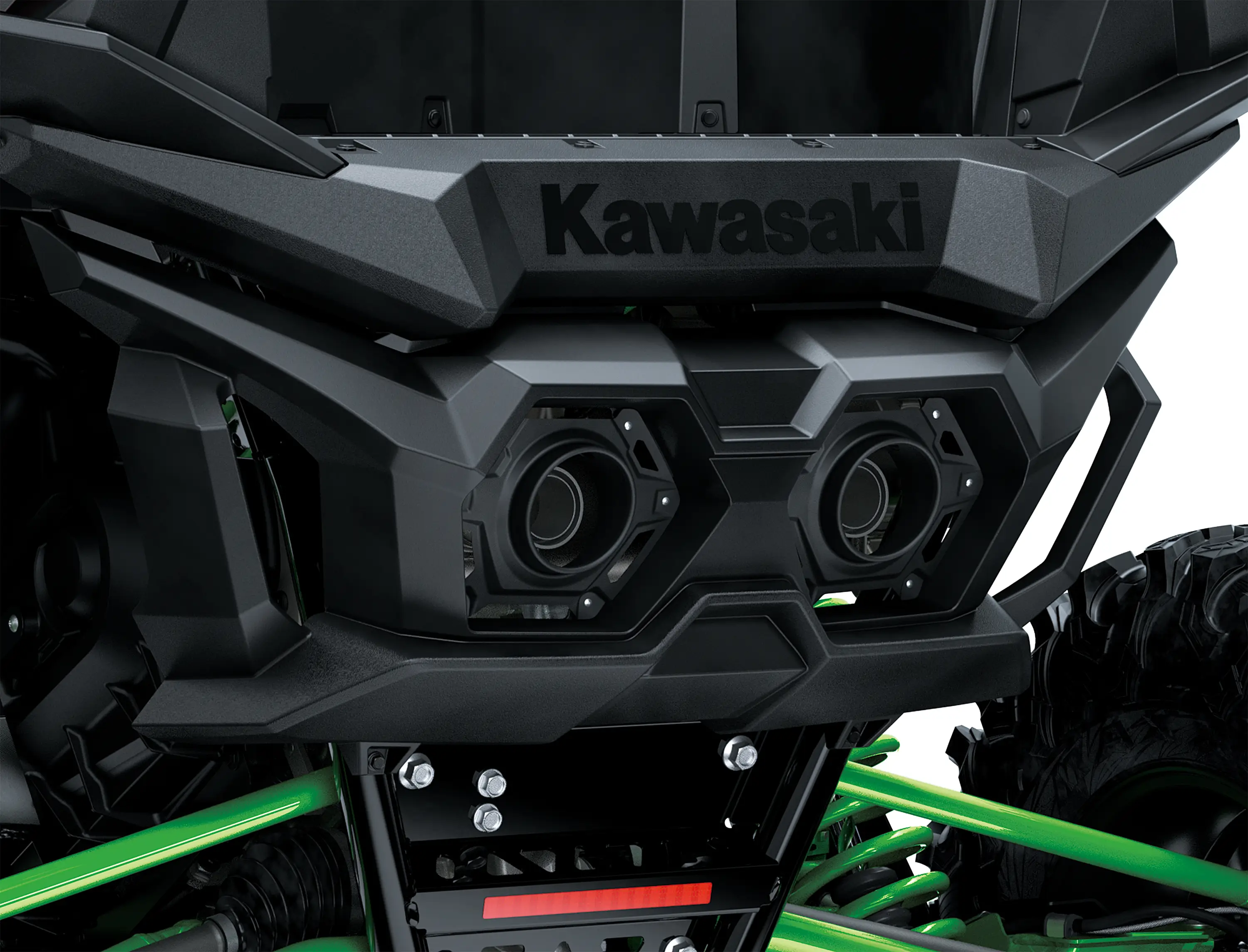 Rear end of a side x side.