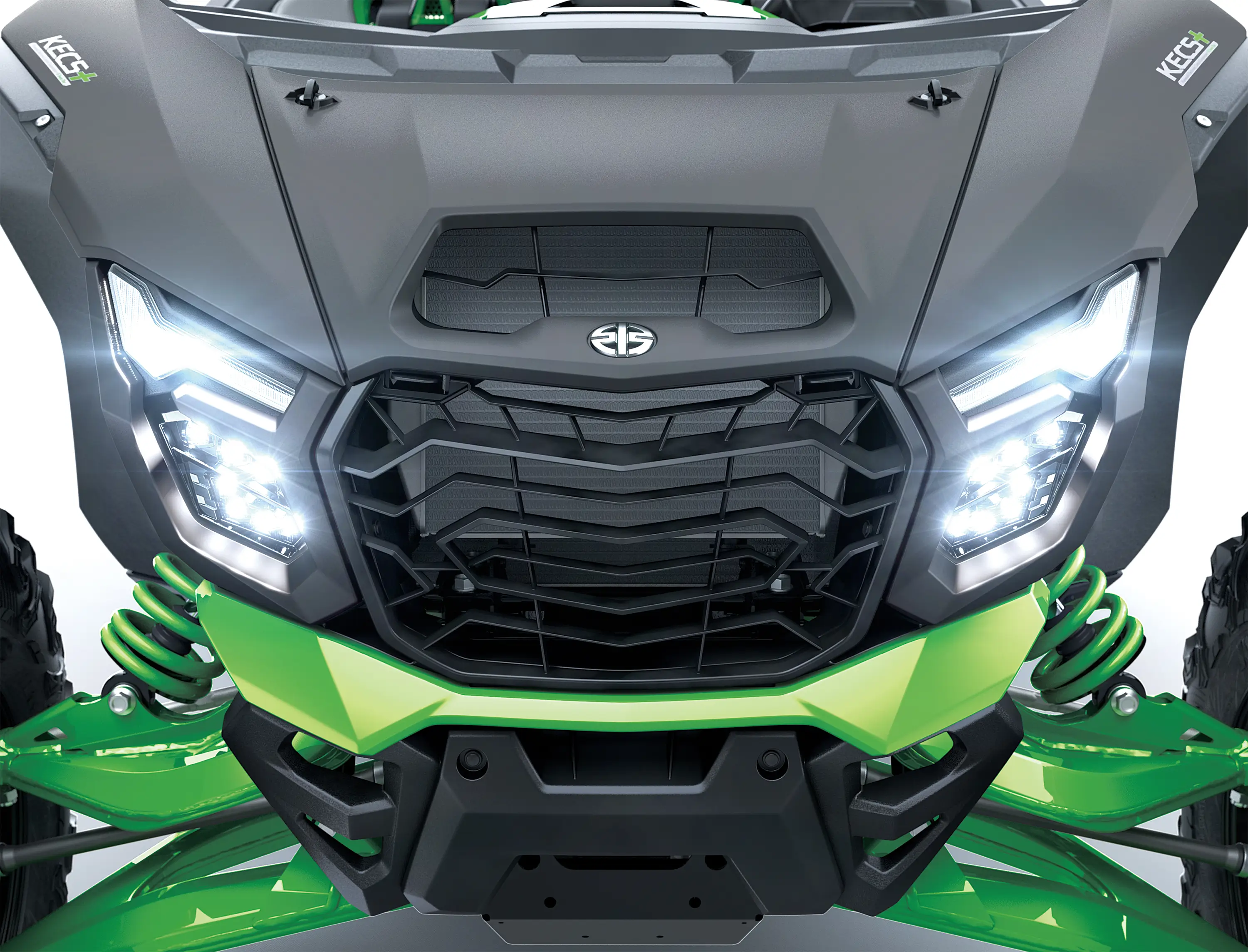 Front end of a side x side.