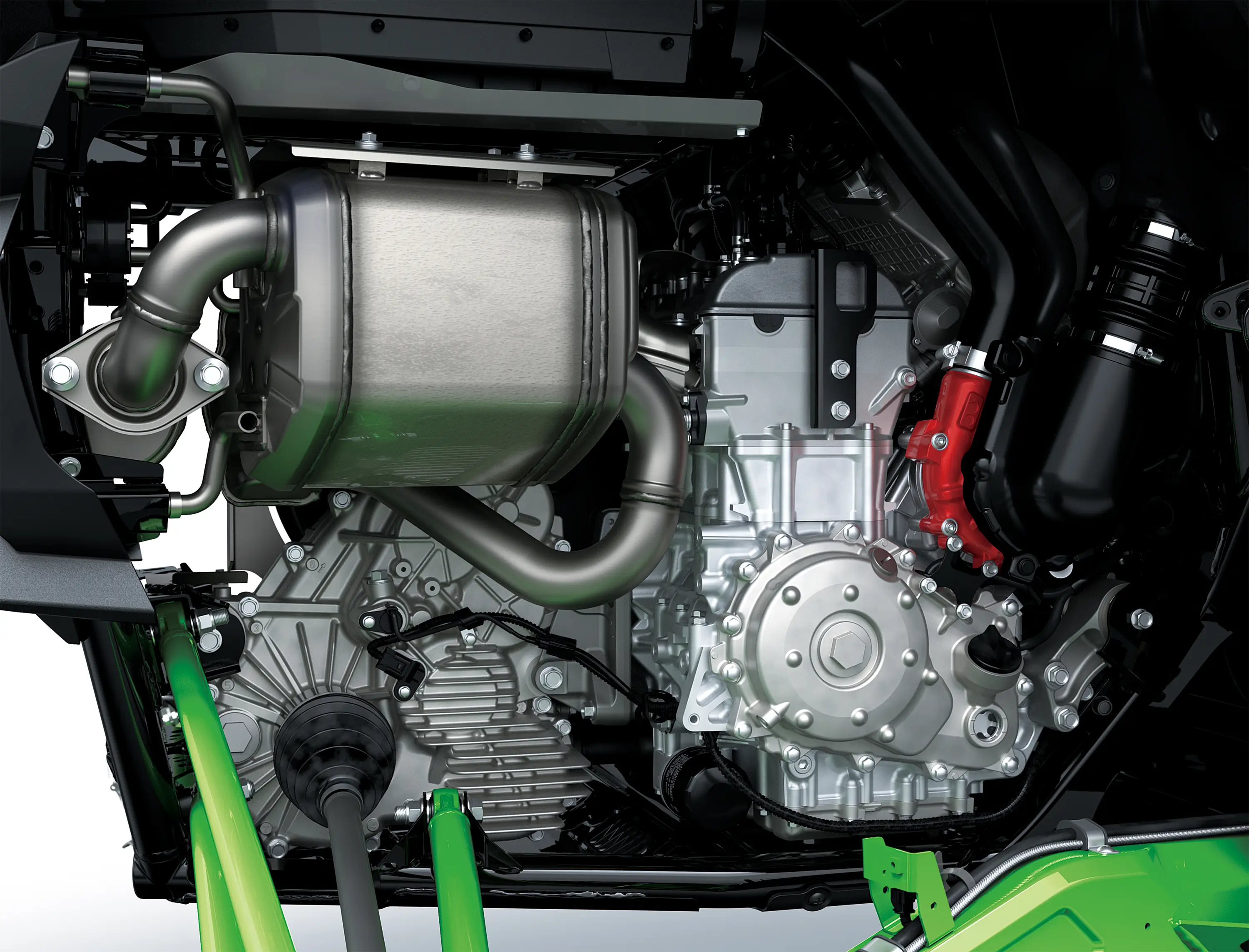 Side x side engine.