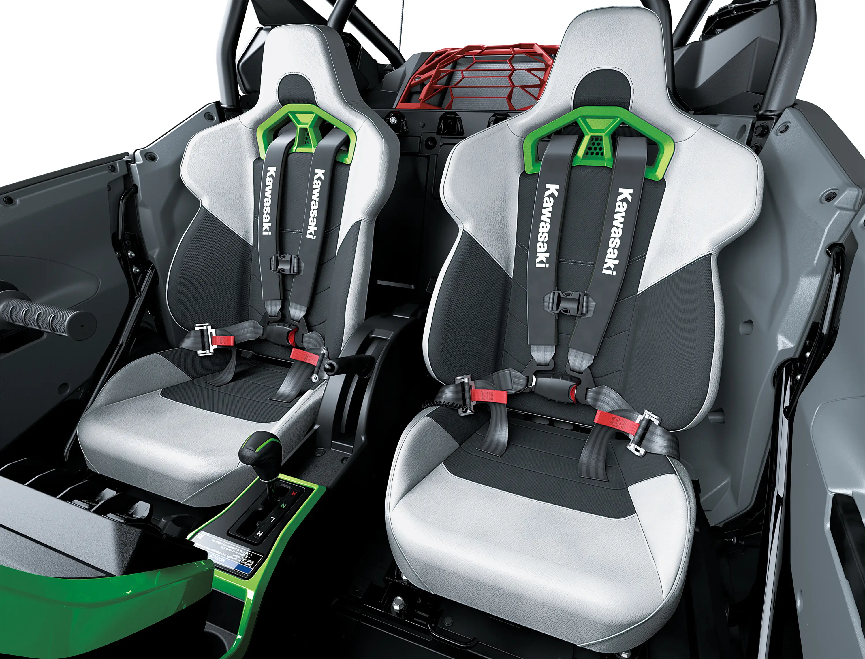 Seats inside a side x side.