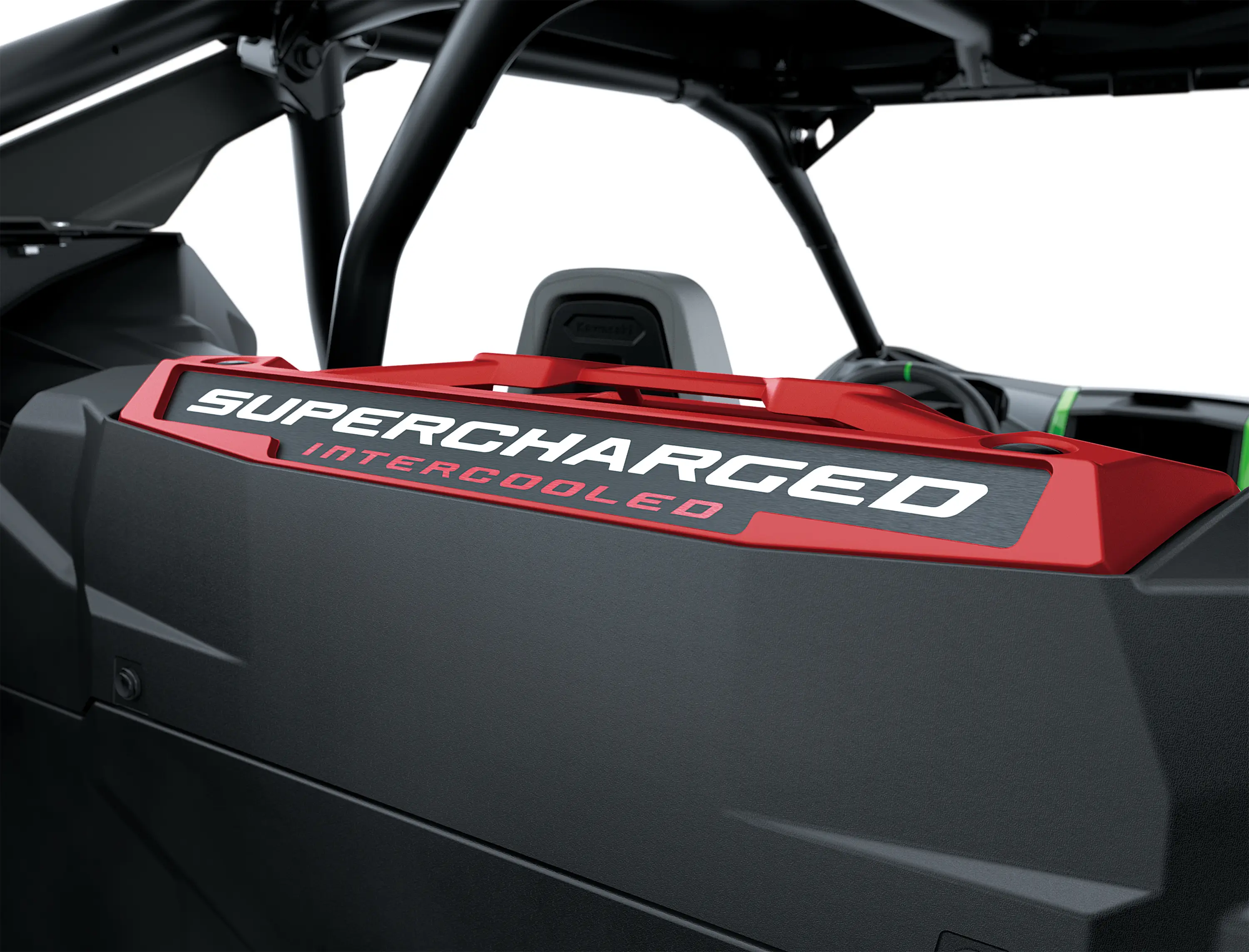 Side x side supercharger detail.