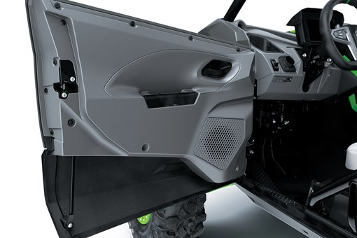 Inside the door of a side x side. opens in a new window