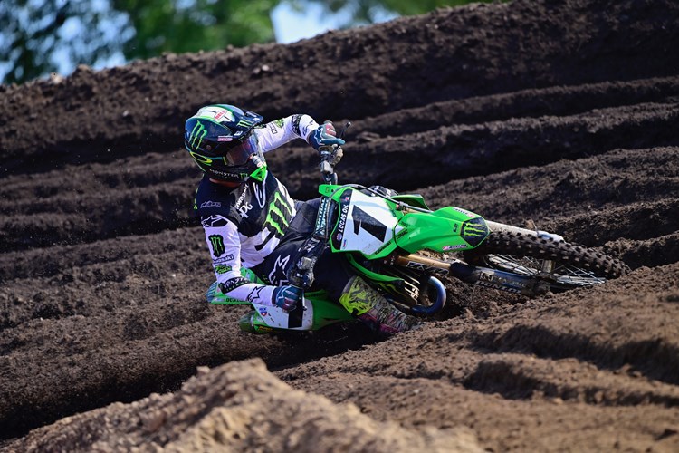 Monster Energy® Kawasaki Rider Adam Cianciarulo Claims First Premier Class Win at RedBud photo