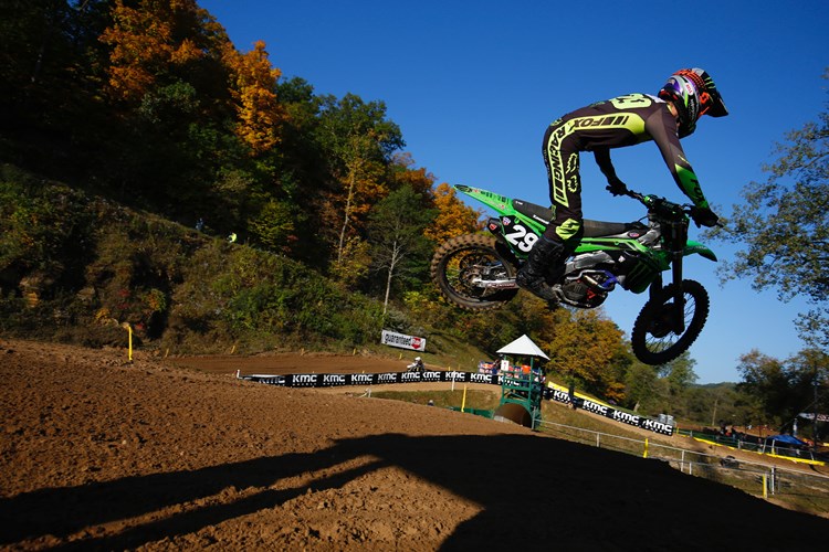Monster Energy® Kawasaki Rider Adam Cianciarulo Seizes the Overall Victory at Spring Creek photo