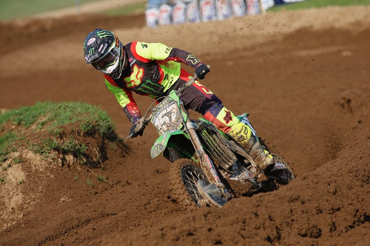 Monster Energy® Kawasaki Rider Adam Cianciarulo Claims First Premier Class Win at RedBud photo