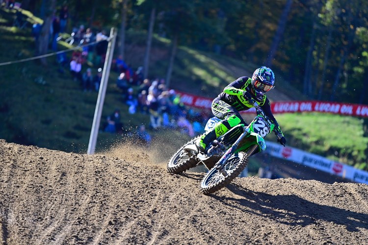Monster Energy® Kawasaki Rider Adam Cianciarulo Seizes the Overall Victory at Spring Creek photo