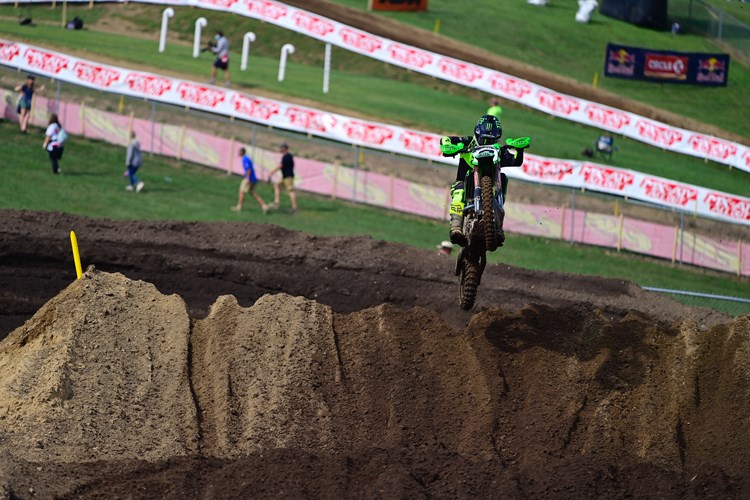 Monster Energy® Kawasaki Rider Adam Cianciarulo Claims First Premier Class Win at RedBud photo