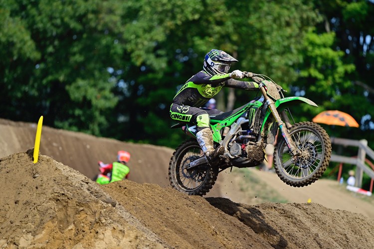 Monster Energy® Kawasaki Rider Adam Cianciarulo Claims First Premier Class Win at RedBud photo