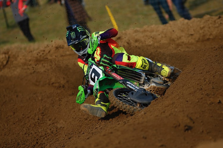 Monster Energy® Kawasaki Rider Adam Cianciarulo Seizes the Overall Victory at Spring Creek photo