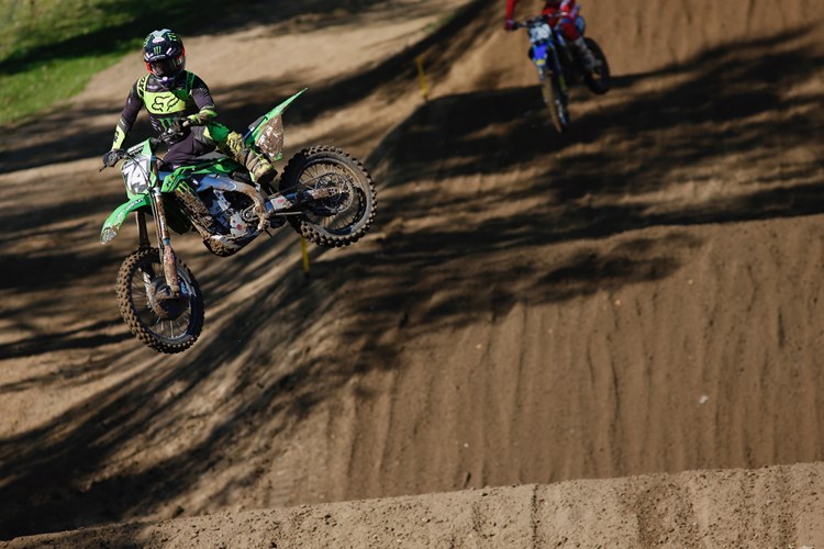 Monster Energy® Kawasaki Rider Adam Cianciarulo Seizes the Overall Victory at Spring Creek photo