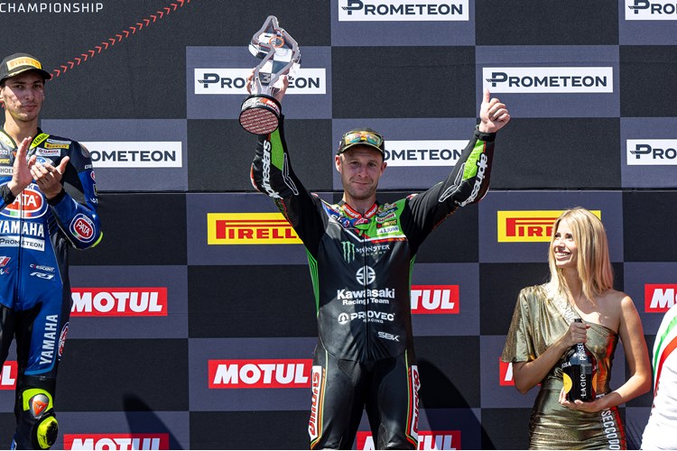 Kawasaki Racing Team Rider Jonathan Rea Secures Two Podiums In Italy ...