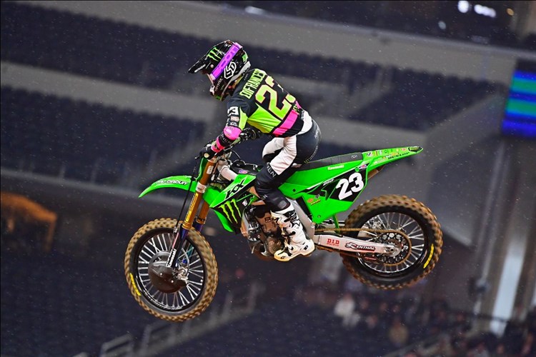 Four SX Futures Wins in a Row for Monster Energy® Kawasaki Team Green's