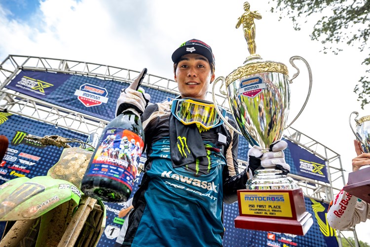 Monster Energy®/Pro Circuit/Kawasaki Rider Jo Shimoda Takes The Overall ...