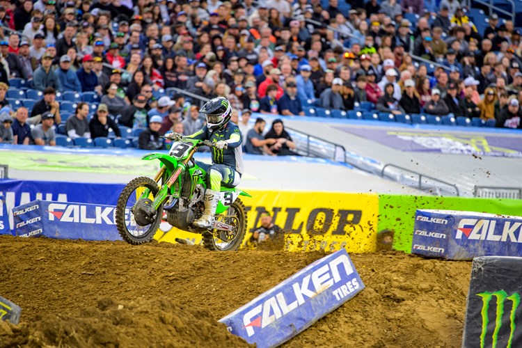MONSTER ENERGY® KAWASAKI RIDER JASON ANDERSON STALKING THE PODIUM ONCE ...