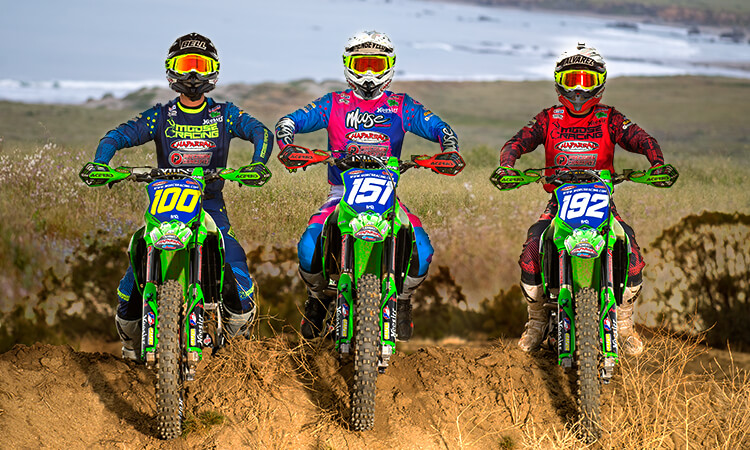 riders on the race track