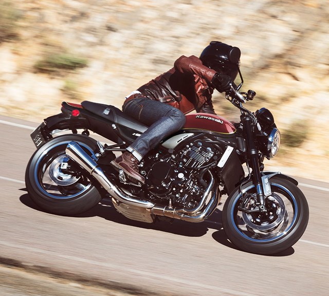 Image of 2023 Z900 RS in action
